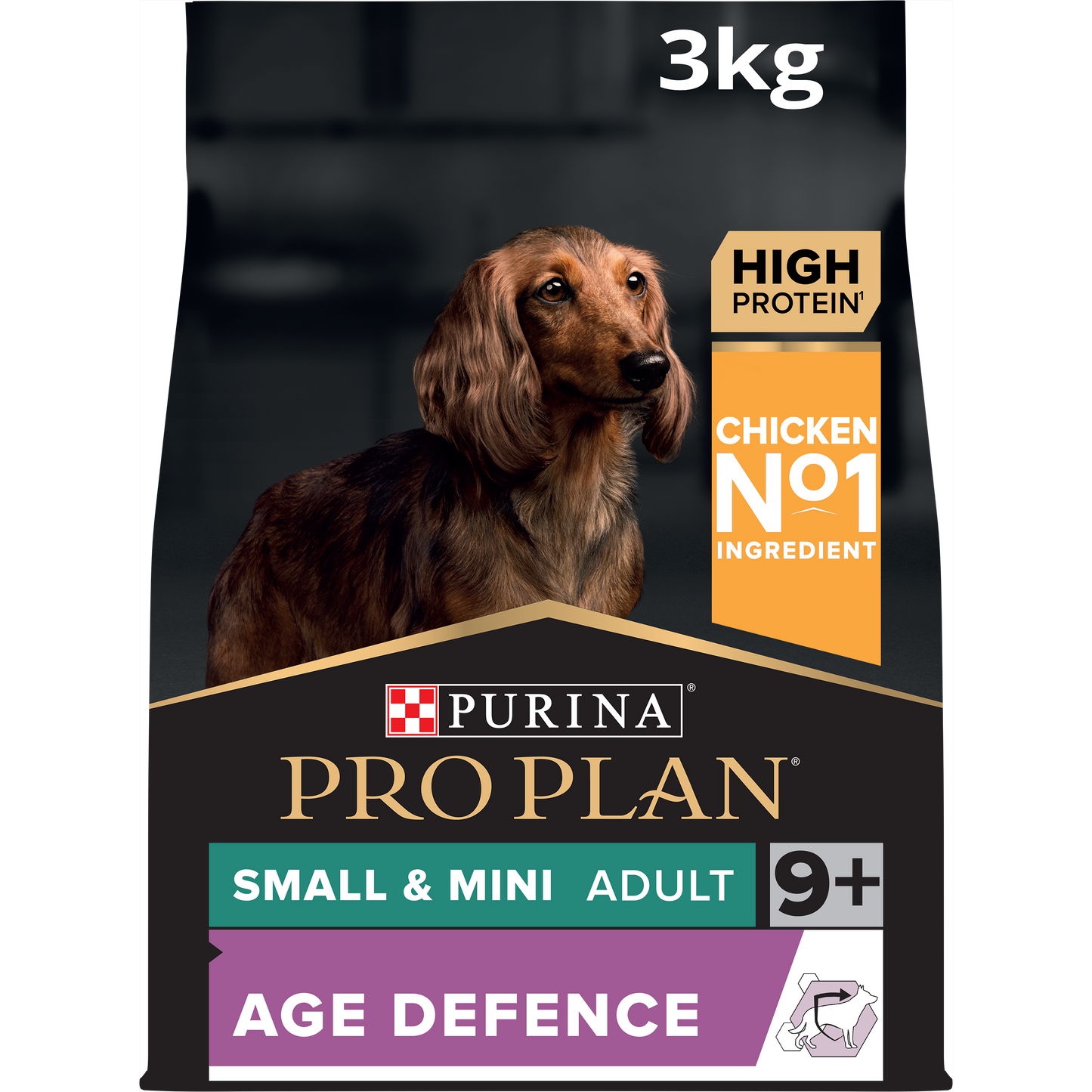 PURINA PRO PLAN Small & Mini Adult Dog 9+ Rikt på kyckling