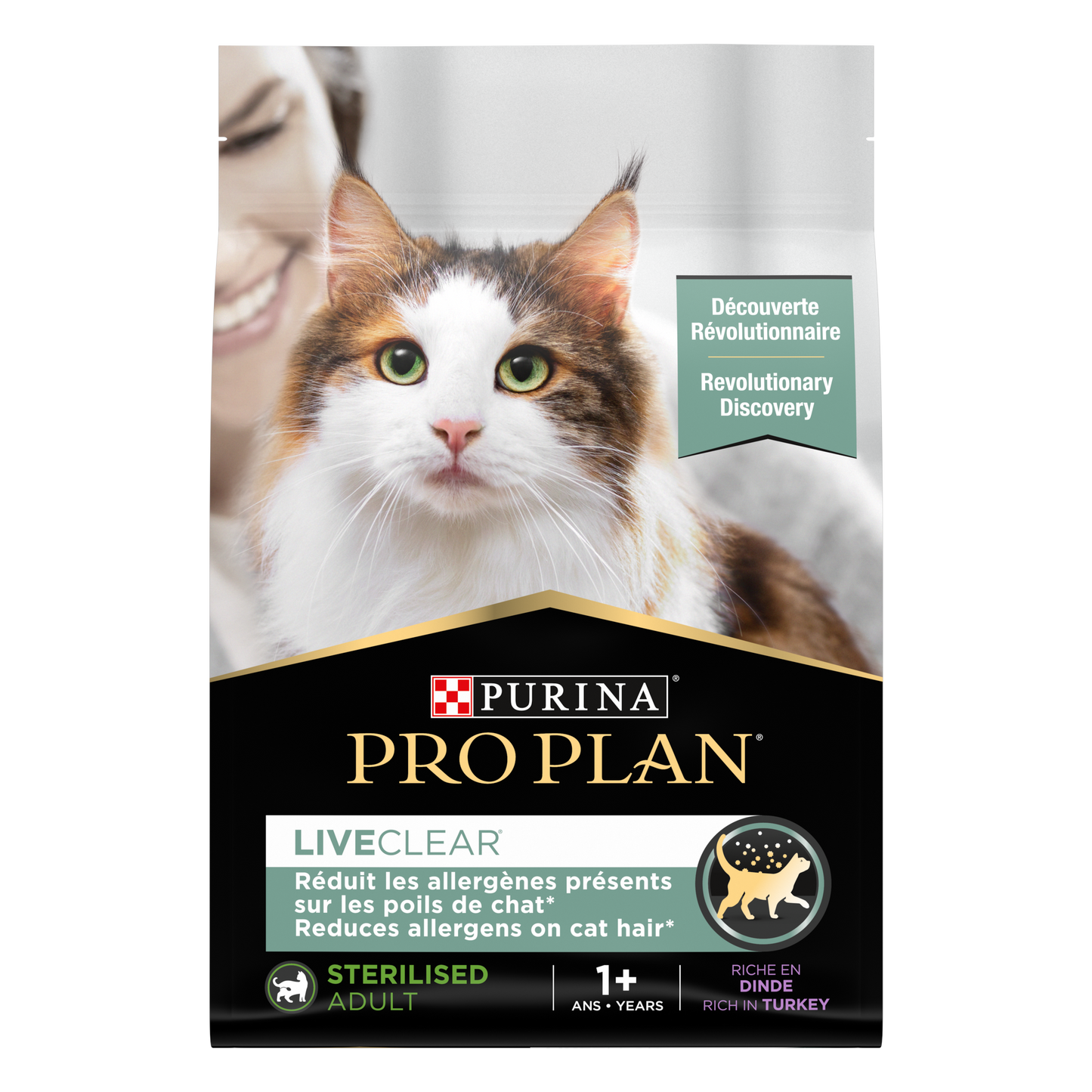 PURINA PRO PLAN LIVECLEAR Sterilised Adult 1+ years Rikt på kalkon