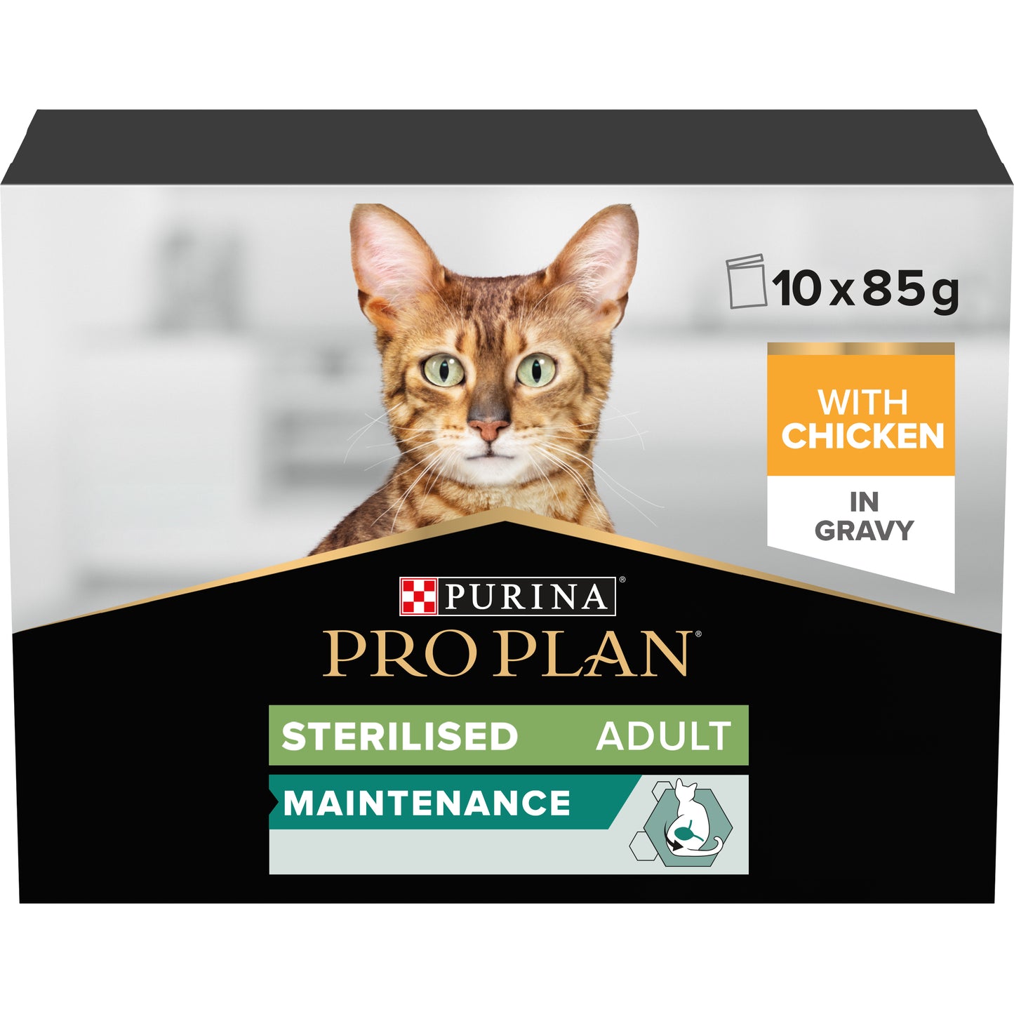 PURINA PRO PLAN Adult STERILISED MAINTENANCE med kyckling i sås