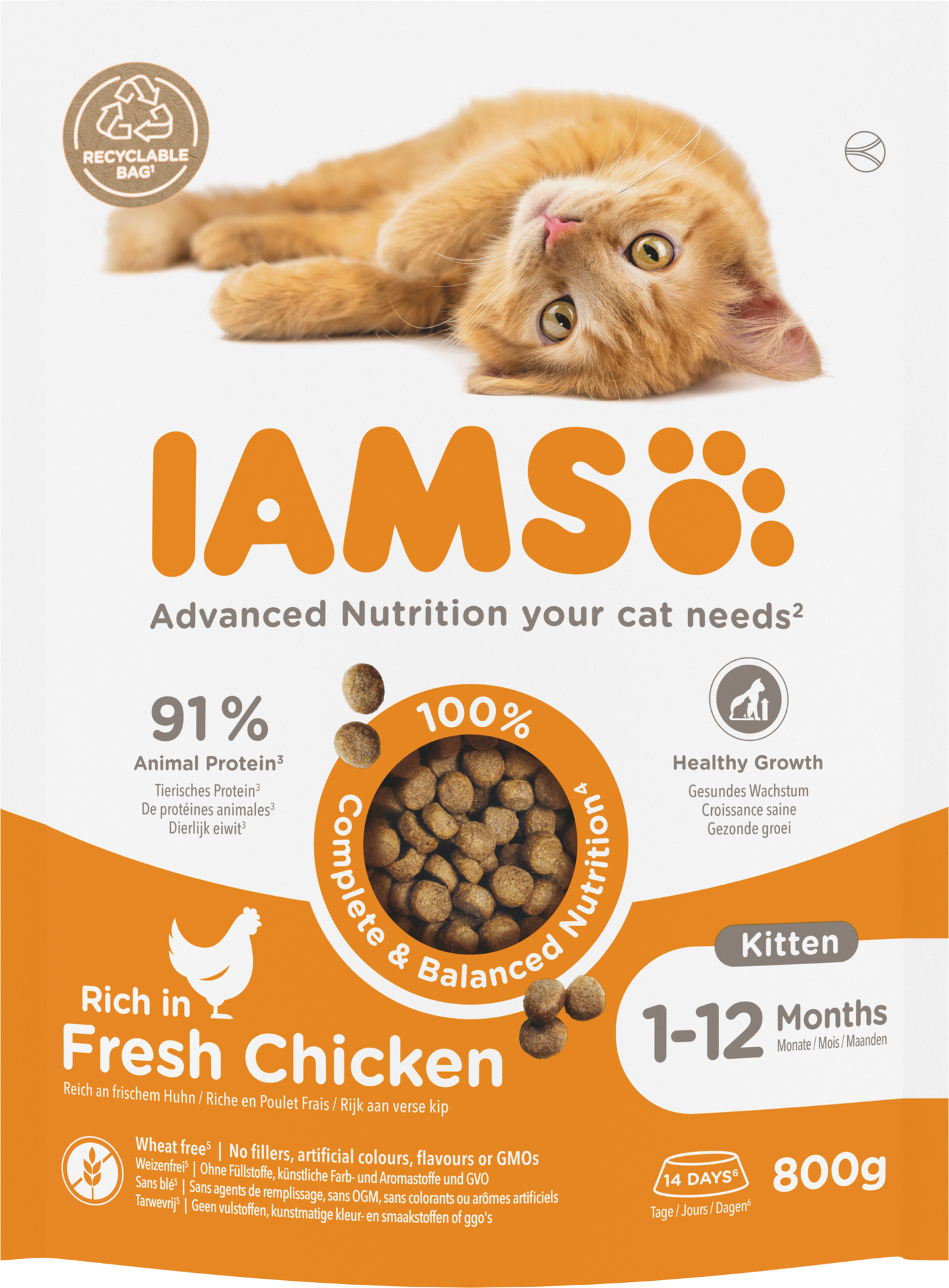 Iams Cat Kitten Chicken