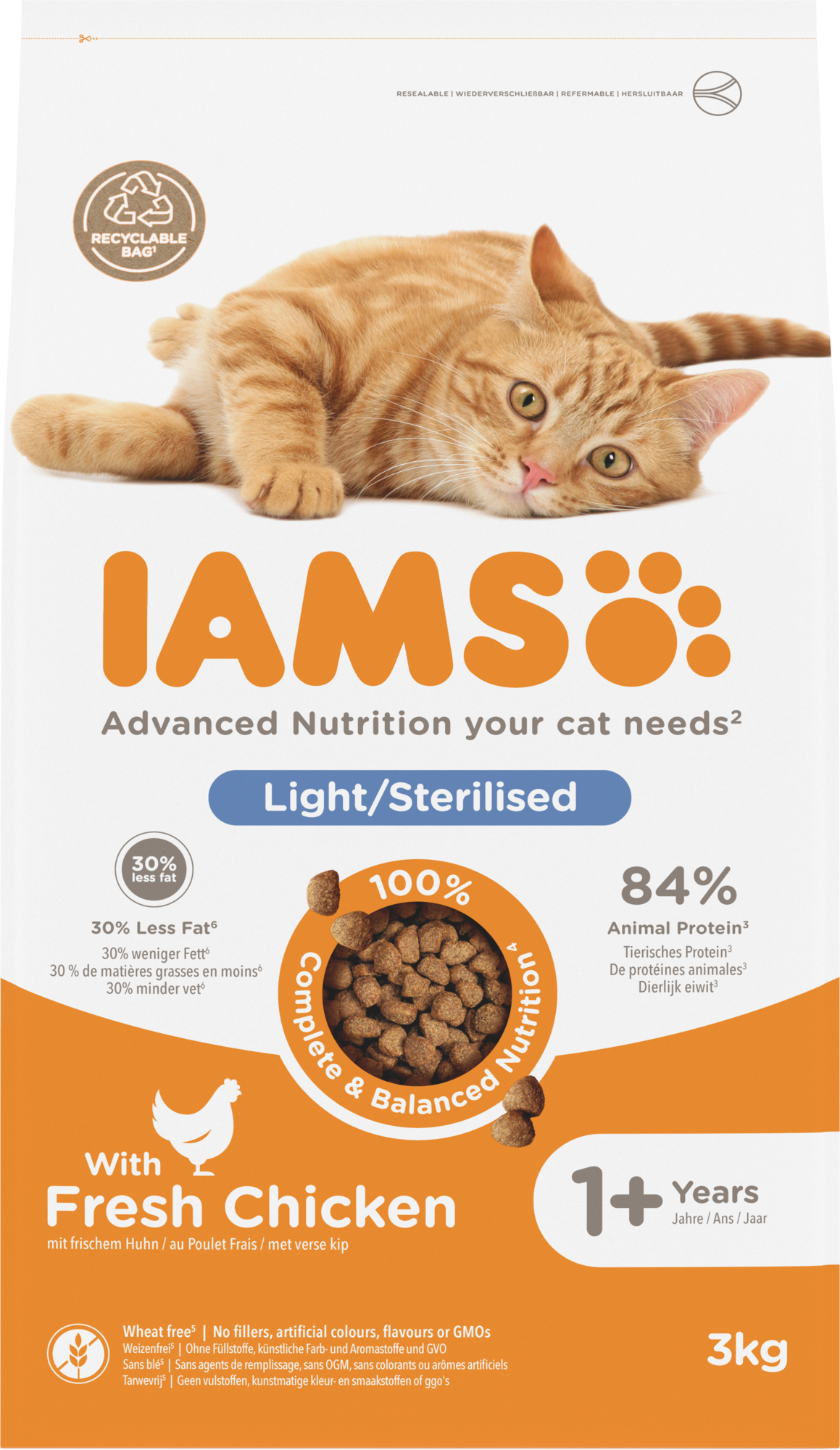 Iams Cat Adult Sterilised Chicken