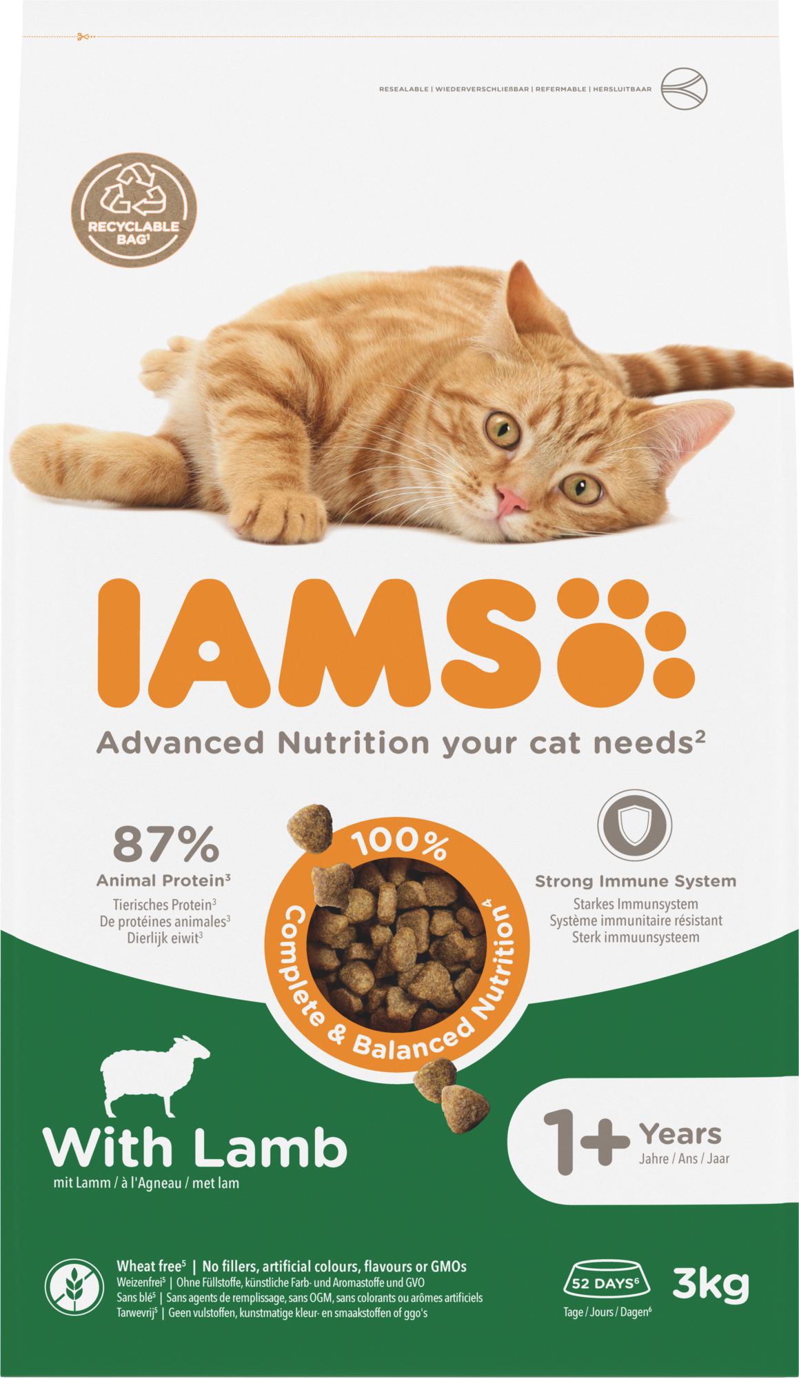 Iams Cat Adult Lamb