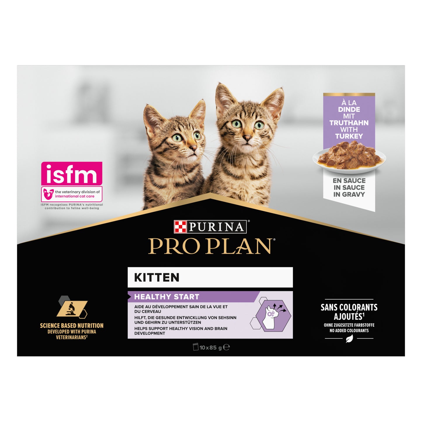 PURINA PRO PLAN KITTEN NUTRISAVOUR med kalkon i sås