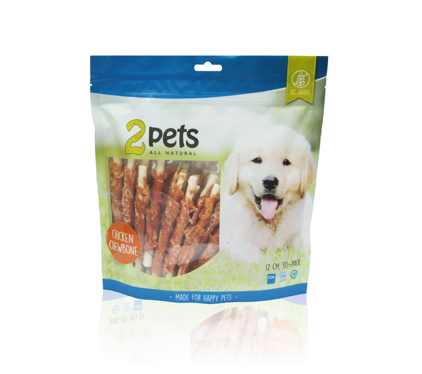 2pets Tuggpinne med kycklingfilé 30-pack