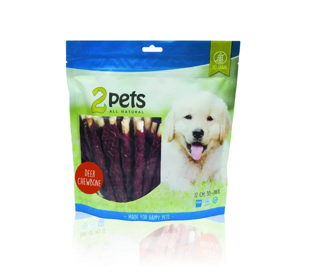 2pets Tuggpinne m hjort 30-pack