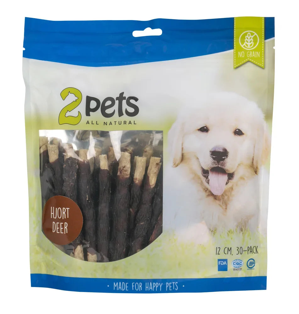 2pets Tuggpinne mald, hjort 30-pack