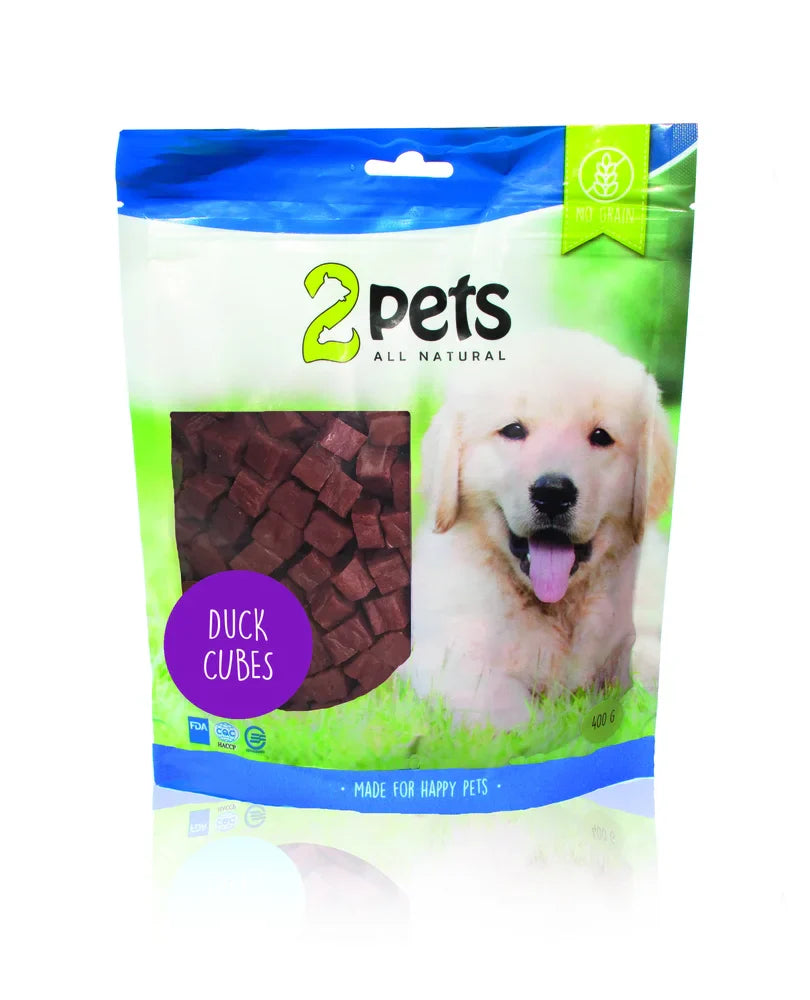 2pets Dogsnack Duck Cubes