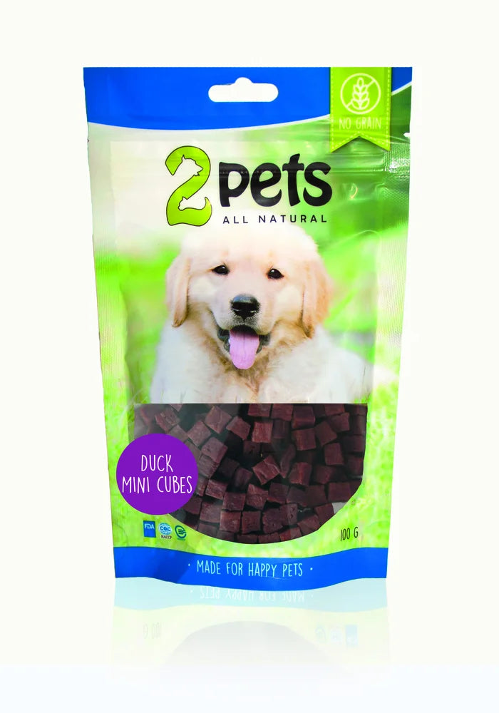 2pets Dogsnack Duck MiniCubes