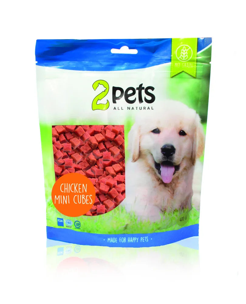 2pets Dogsnack Chicken MiniCubet