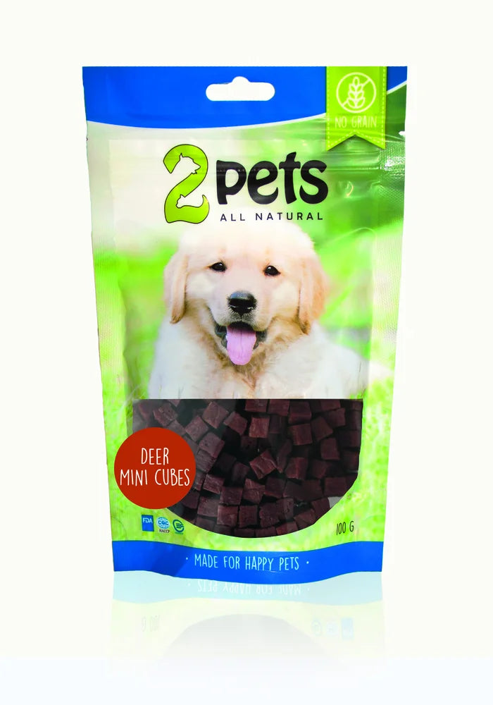 2pets Dogsnack Deer MiniCubes