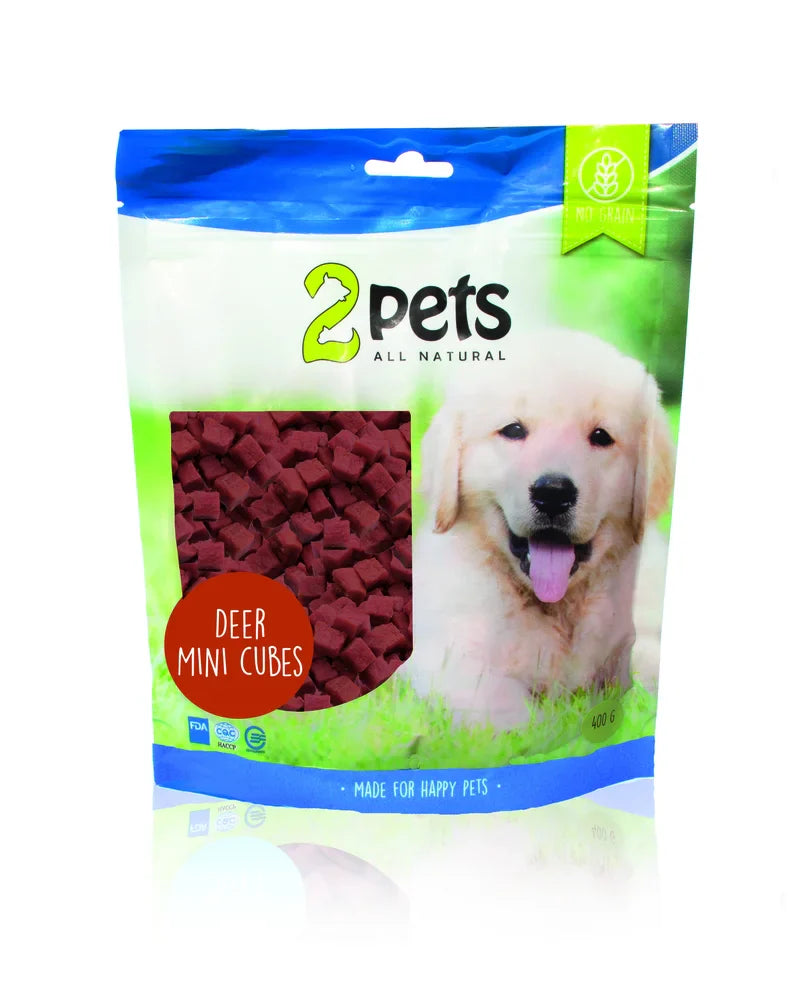 2pets Dogsnack Deer MiniCubes