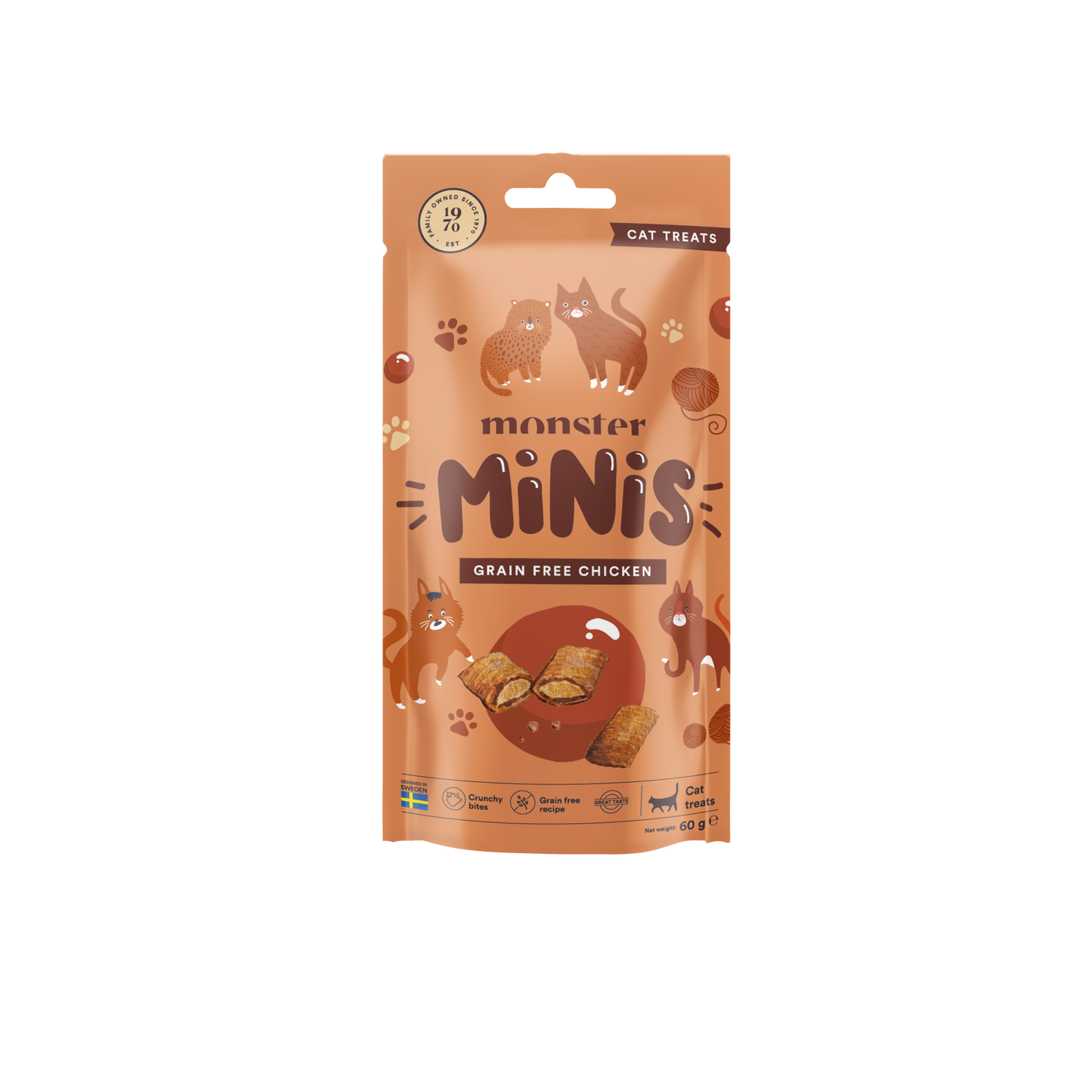 Monster Cat Minis treats Grain Free Chicken