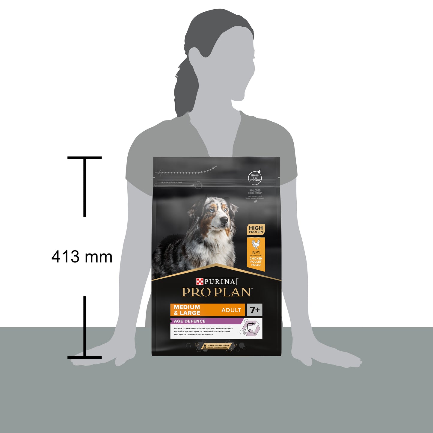 PURINA PRO PLAN Medium & Large Adult Dog 7+ Rikt på kyckling