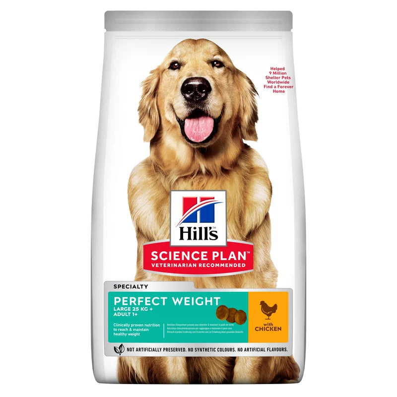 HILL'S SCIENCE PLAN Adult Perfect Weight Large Breed torrfoder med kyckling för hund