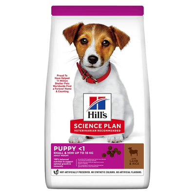 HILL'S SCIENCE PLAN Small & Mini Puppy torrfoder med lamm och ris för hund