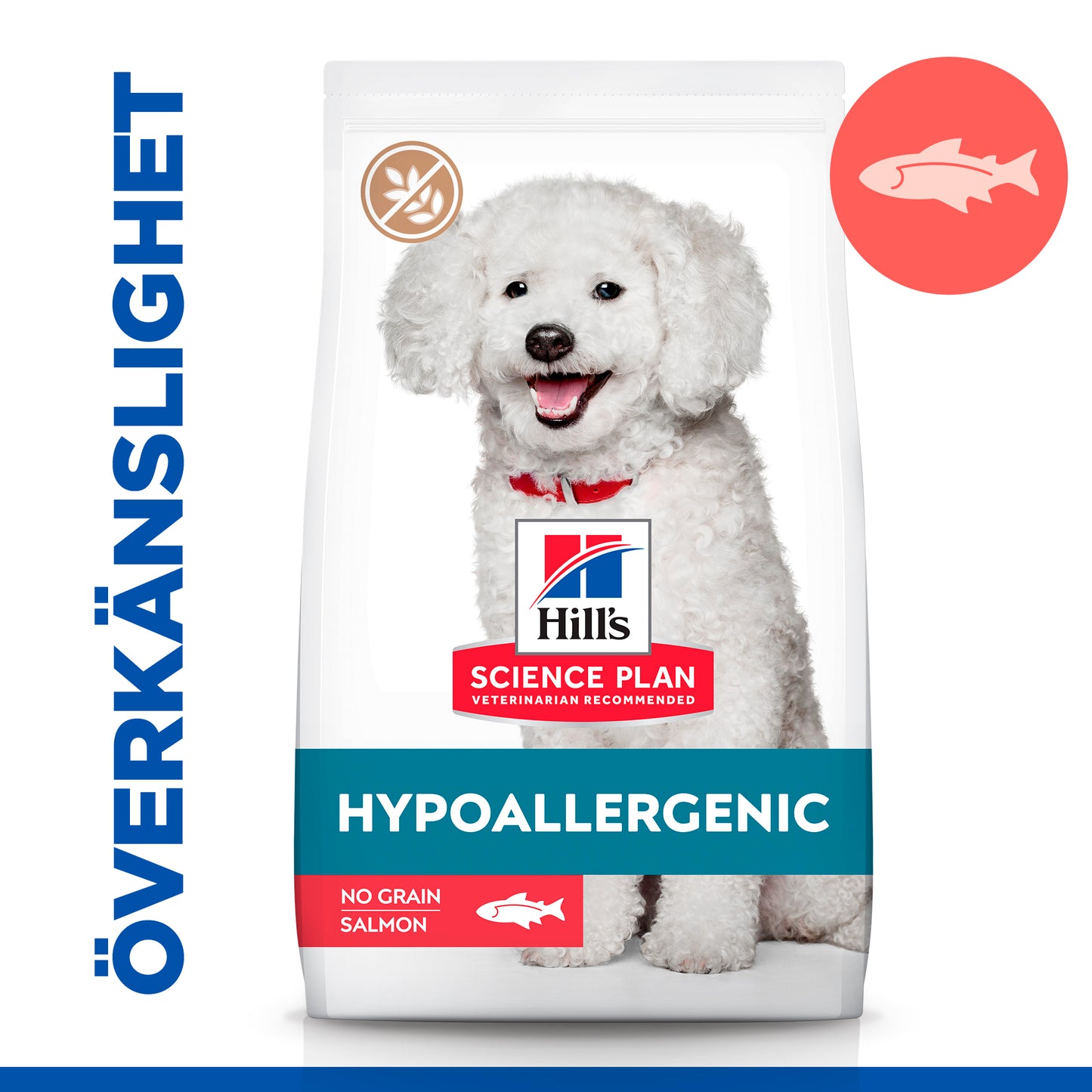 Hill's Science Plan Hypoallergenic Adult Small & Mini hundfoder med lax