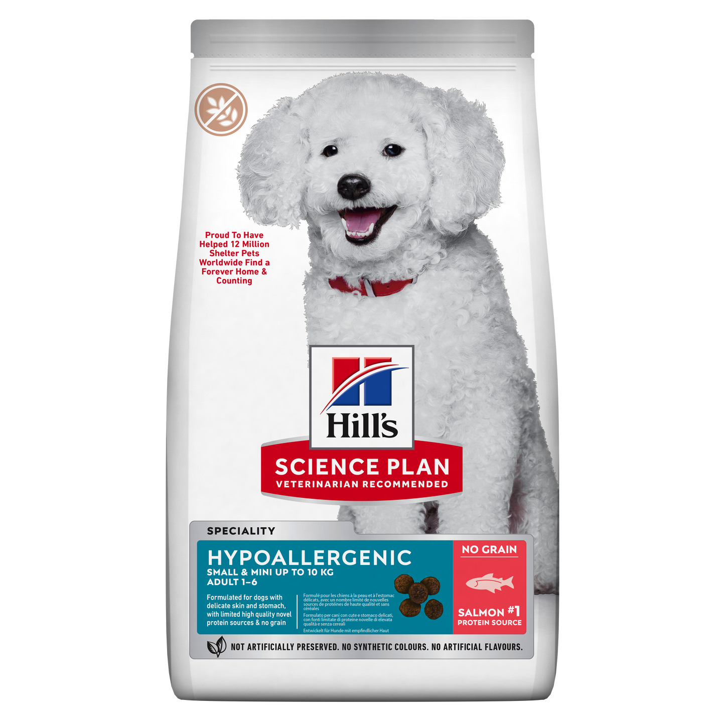 Hill's Science Plan Hypoallergenic Adult Small & Mini hundfoder med lax