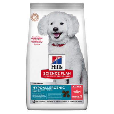 Hill's Science Plan Hypoallergenic Adult Small & Mini hundfoder med lax