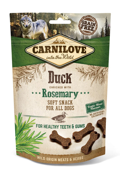 Dog Semi Moist Snack Duck w Rosema