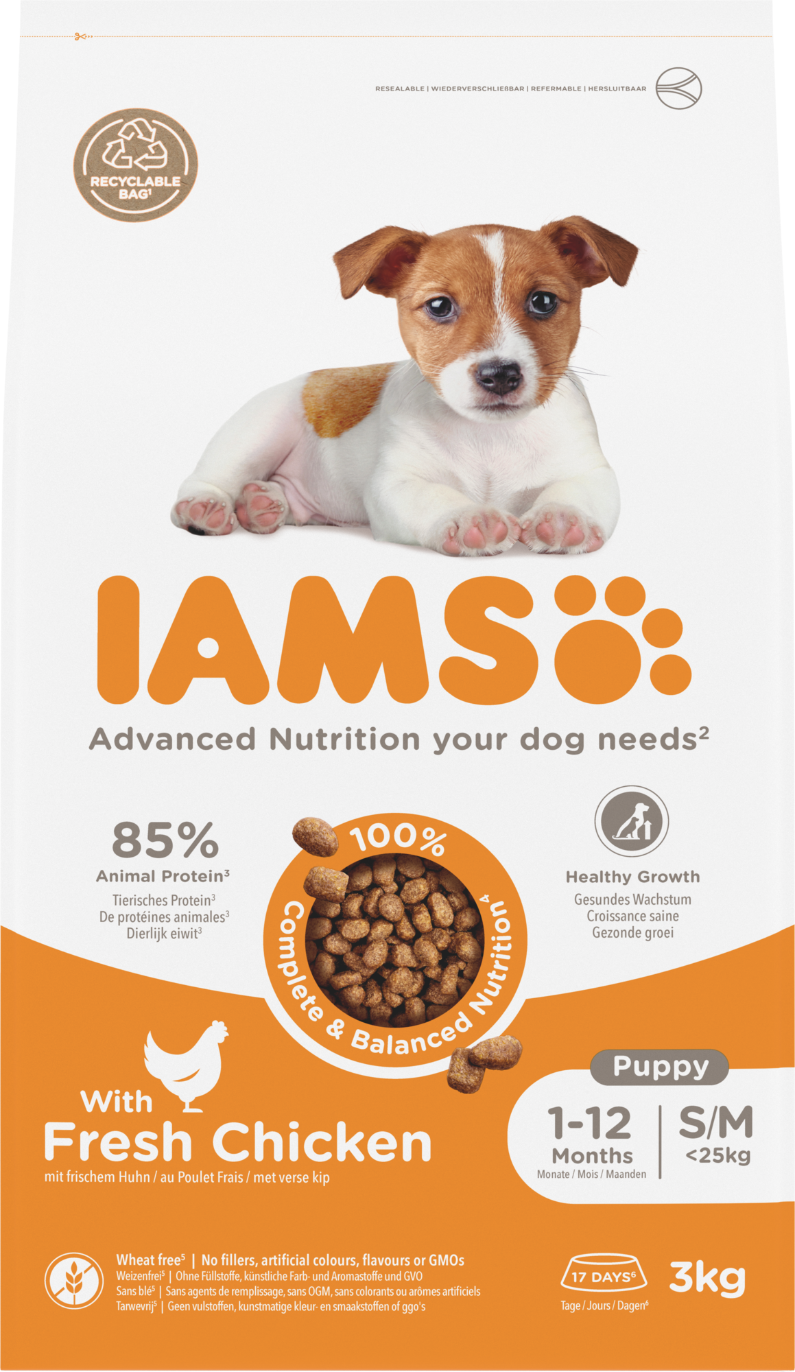 Iams Dog Puppy Small & Medium Chicken