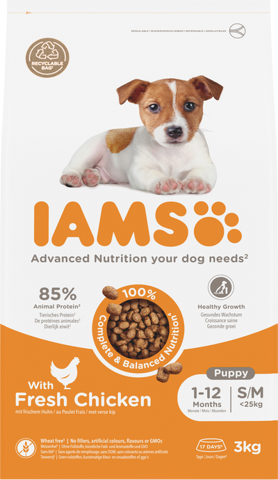 Iams Dog Puppy Small & Medium Chicken