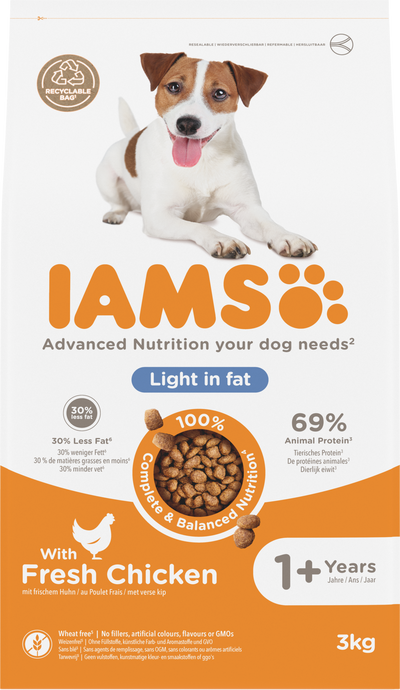 Iams Dog Adult Light in Fat Chicken