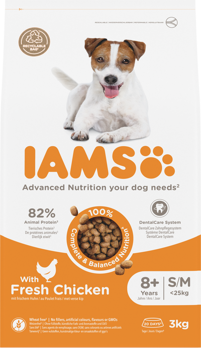 Iams Dog Senior Small & Medium Chicken