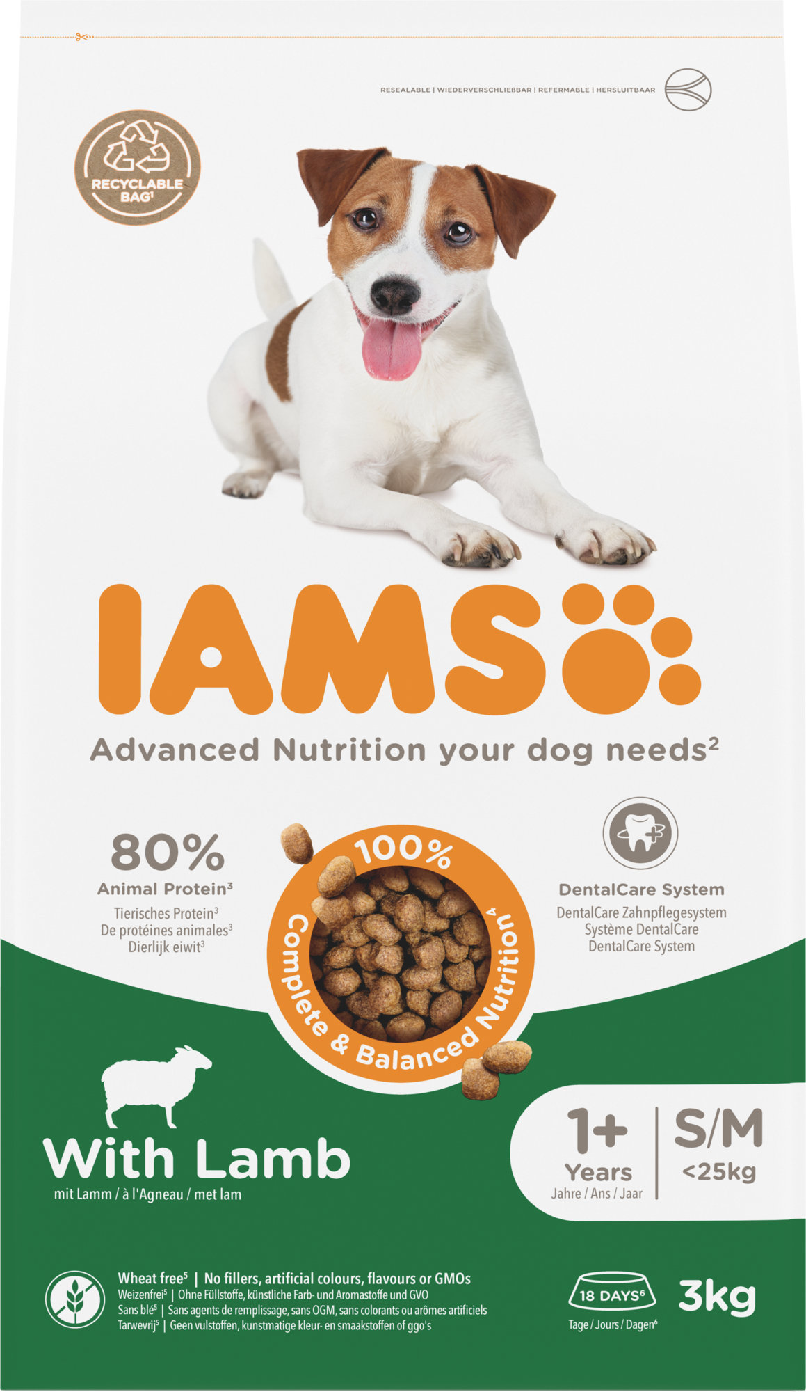 Iams Dog Small & Medium Lamb