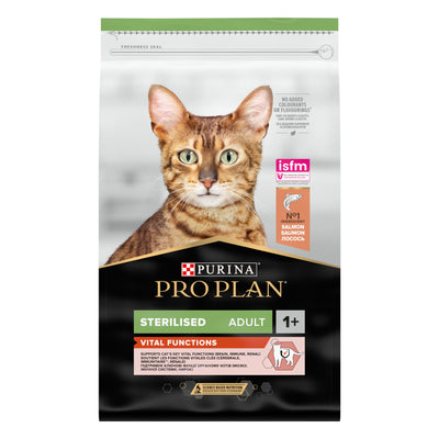 PURINA PRO PLAN Sterilised Adult 1+ Vital Functions Rik på lax