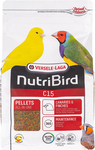 NUTRIBIRD NUTRIBIRD C15 PELLETS FÖR KANARIE OCH FINK 1KG