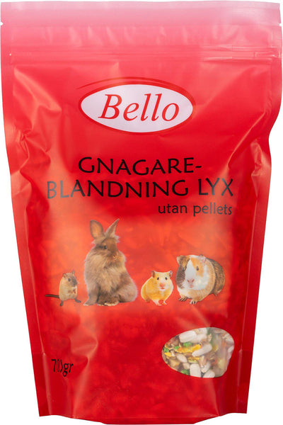 BELLO BELLO GNAGARBLANDNING LYX UTAN PELLETS PREMIUM 700GR