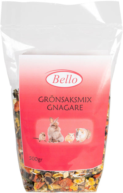 BELLO GRÖNSAKSMIX TILL GNAGARE 500GR