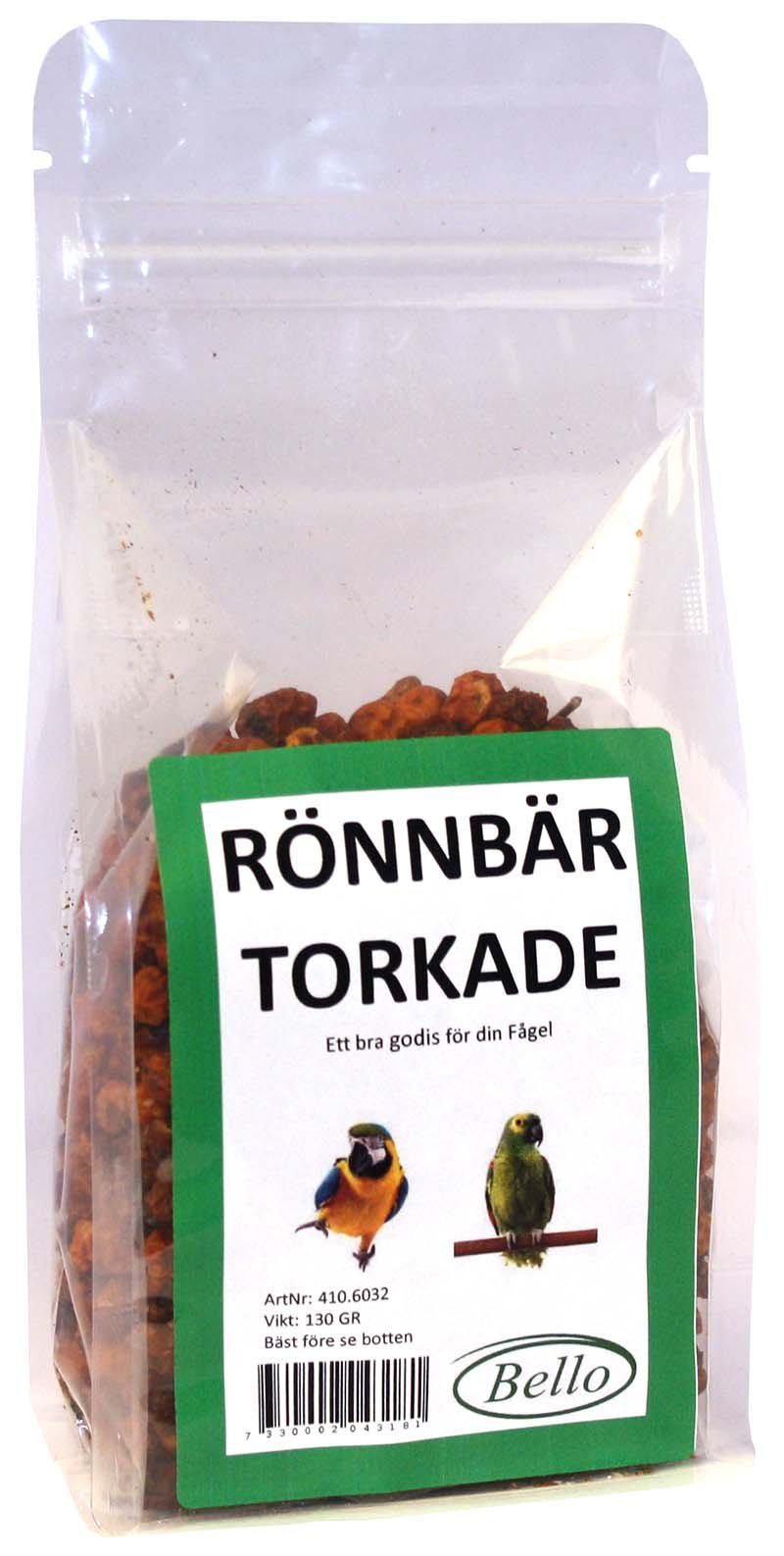 BELLO RÖNNBÄR TORKADE 130GR