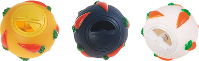 KARLIE SMALL ANIMAL TOY TREAT BALL 7CM