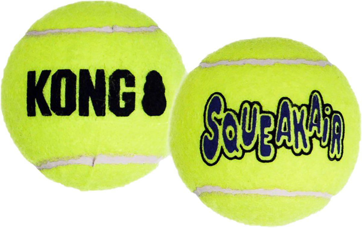 KONG KONG AIRDOG SQUEAKAIR TENNISBOLL 2PACK L 8CM