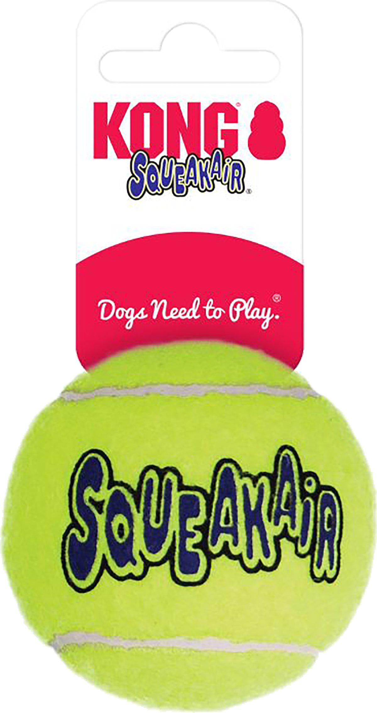 KONG KONG AIRDOG SQUEAKAIR TENNISBOLL 6PACK M 7CM