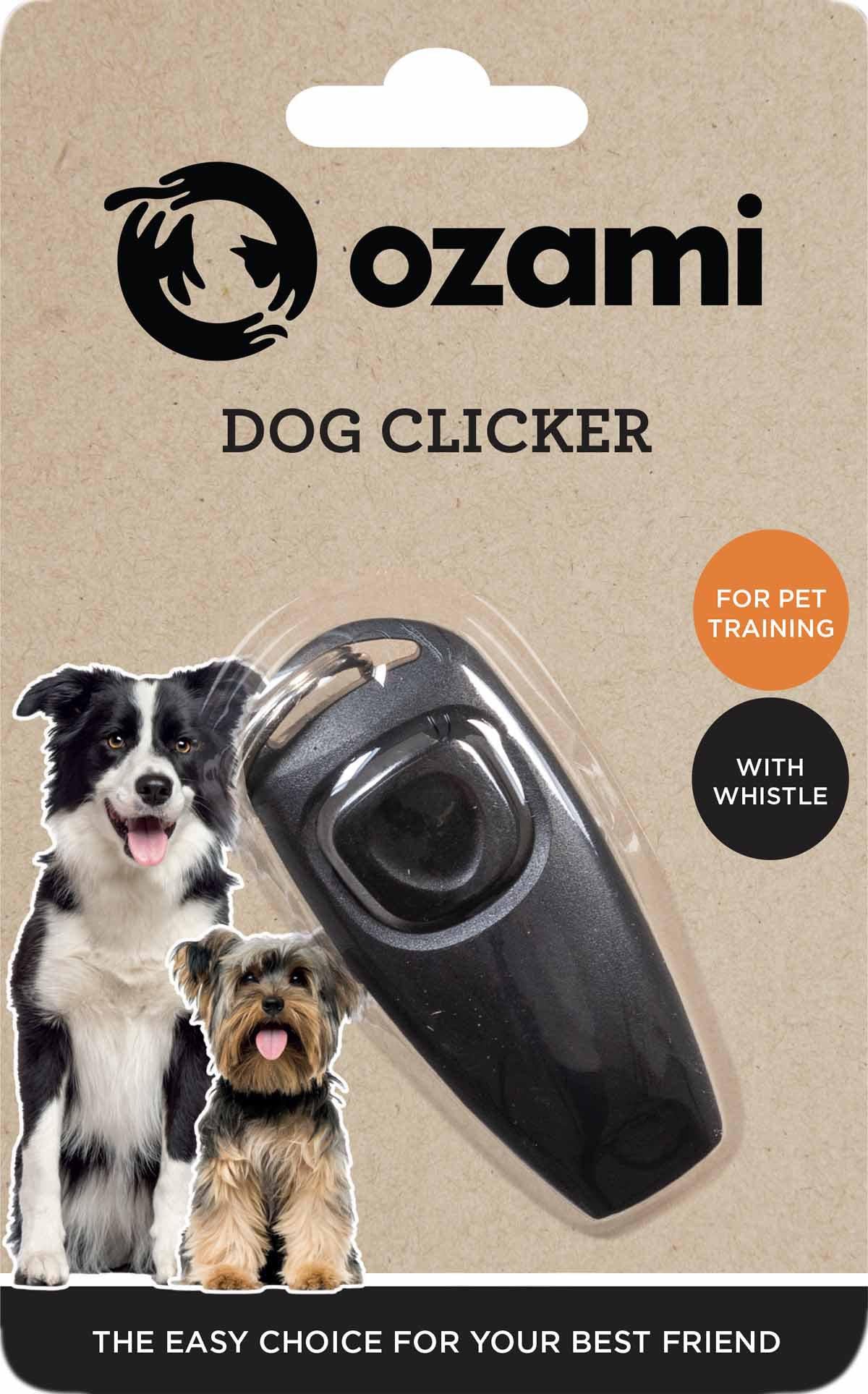 OZAMI HUND KLICKER MED VISSELPIPA OZAMI