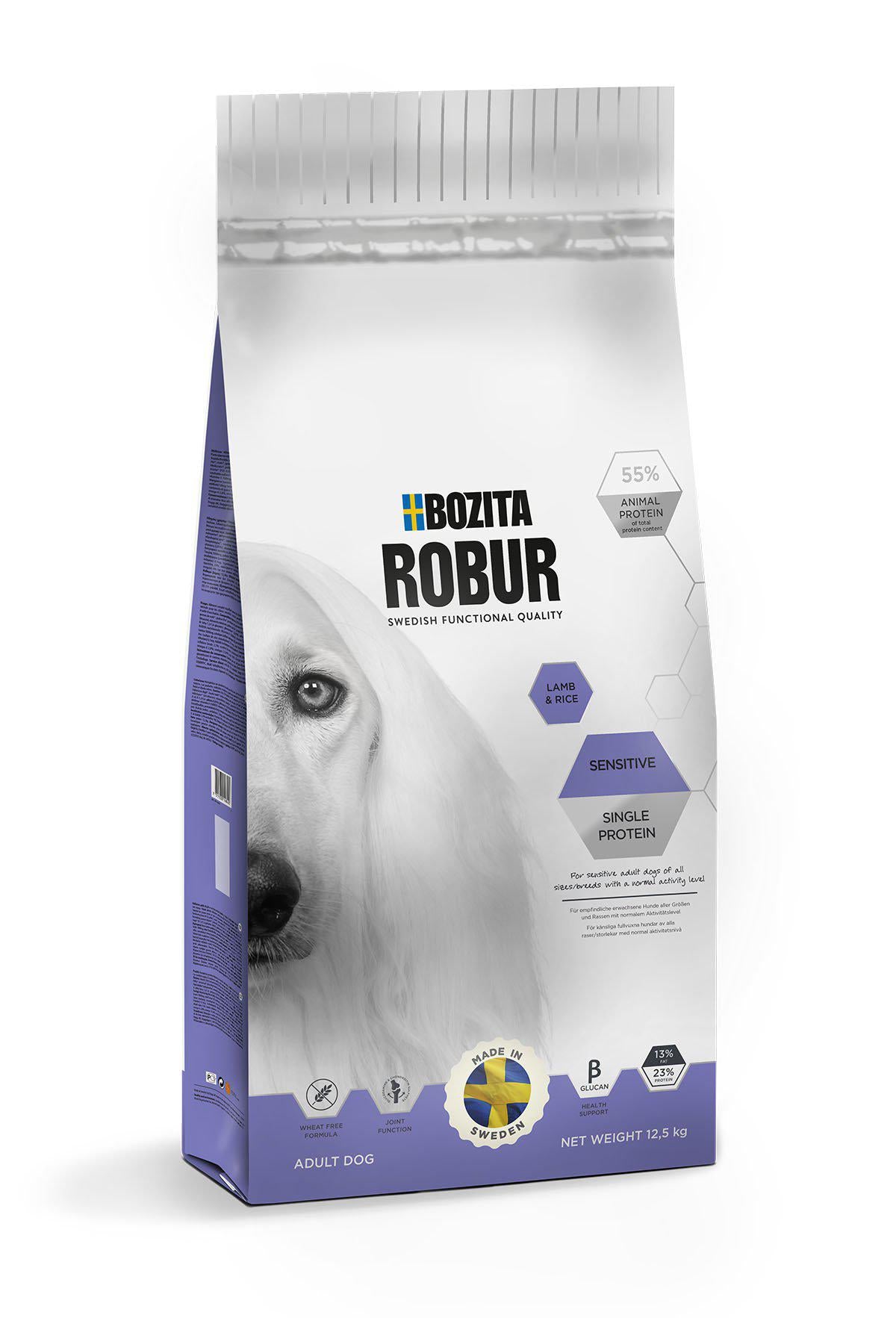 BOZITA ROBUR SENSITIVE SINGLE PROTEIN LAMB 12.5KG