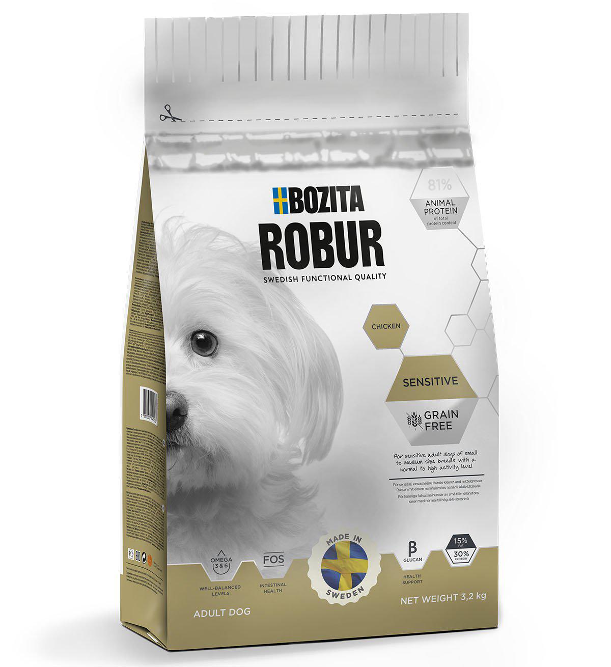 BOZITA ROBUR SENSITIVE GRAIN FREE CHICKEN 3.2KG