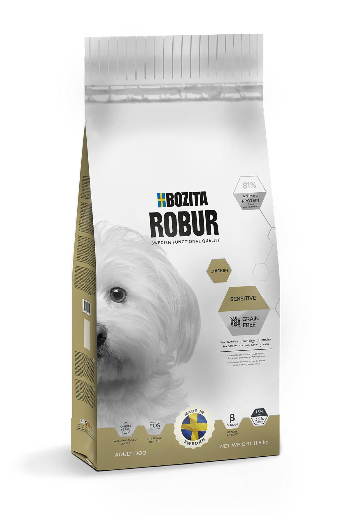 BOZITA ROBUR SENSITIVE GRAIN FREE CHICKEN 11.5KG