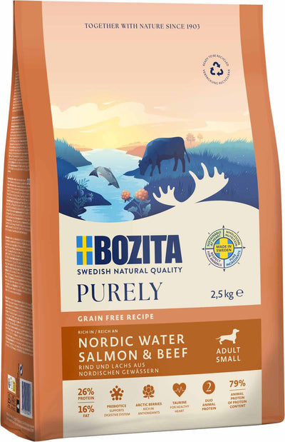 Bozita Dog Purely Adult Senior Salmon & Beef