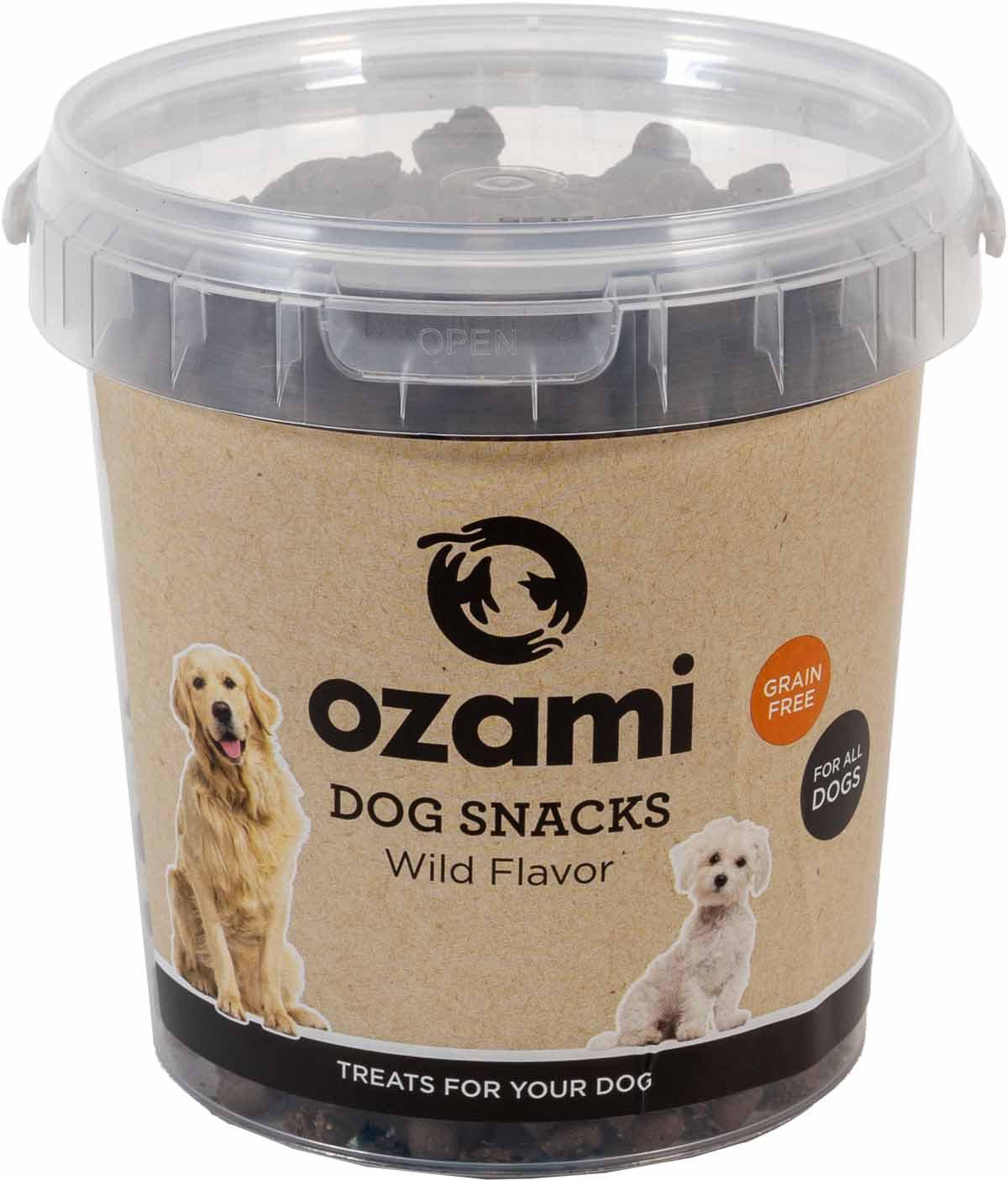 OZAMI HUND OZAMI DOG SNACK GRAIN FREE WILD BUCKET 500G