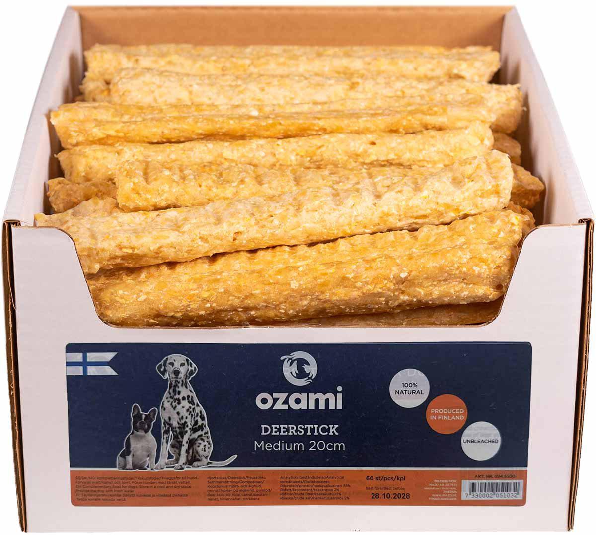 OZAMI HJORTSTICKS MEDIUM 20CM