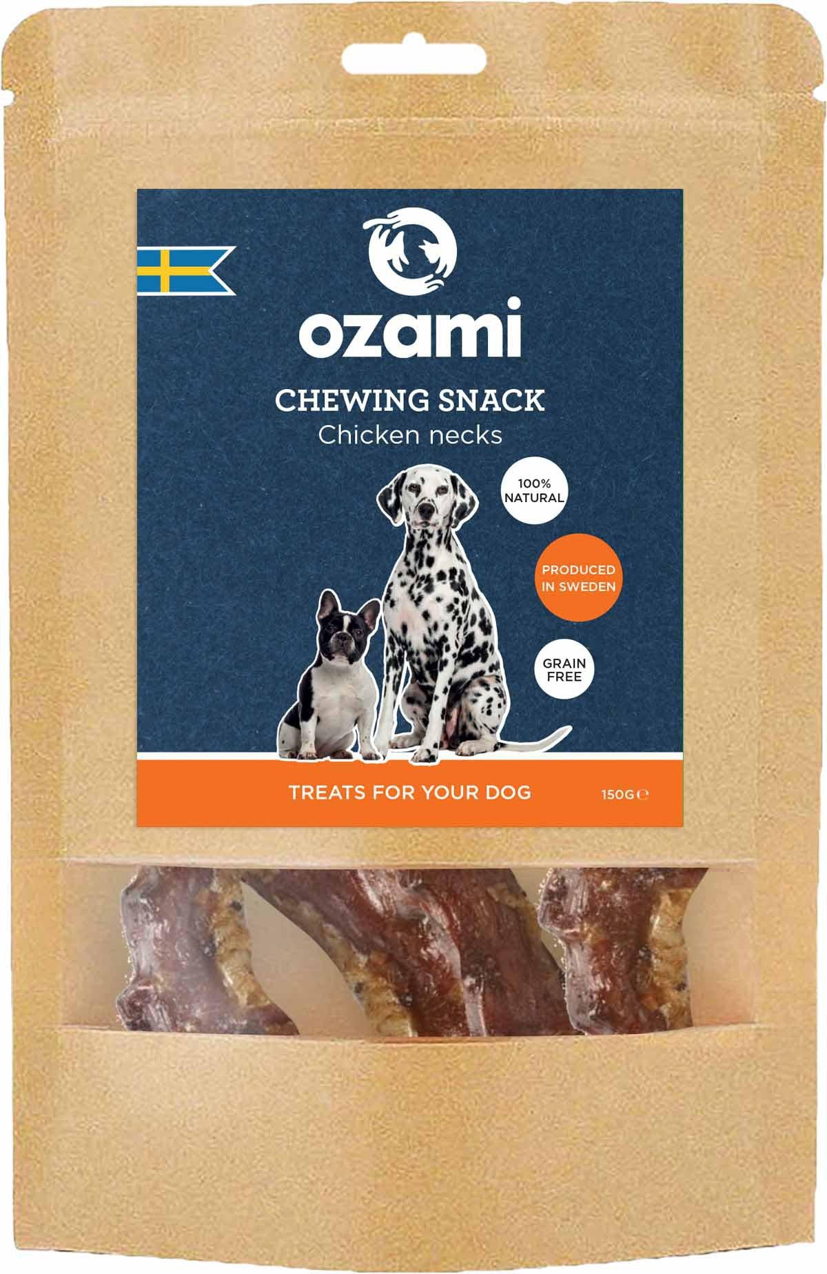 OZAMI HUND OZAMI PREMIUM CHICKEN NECKS 150G