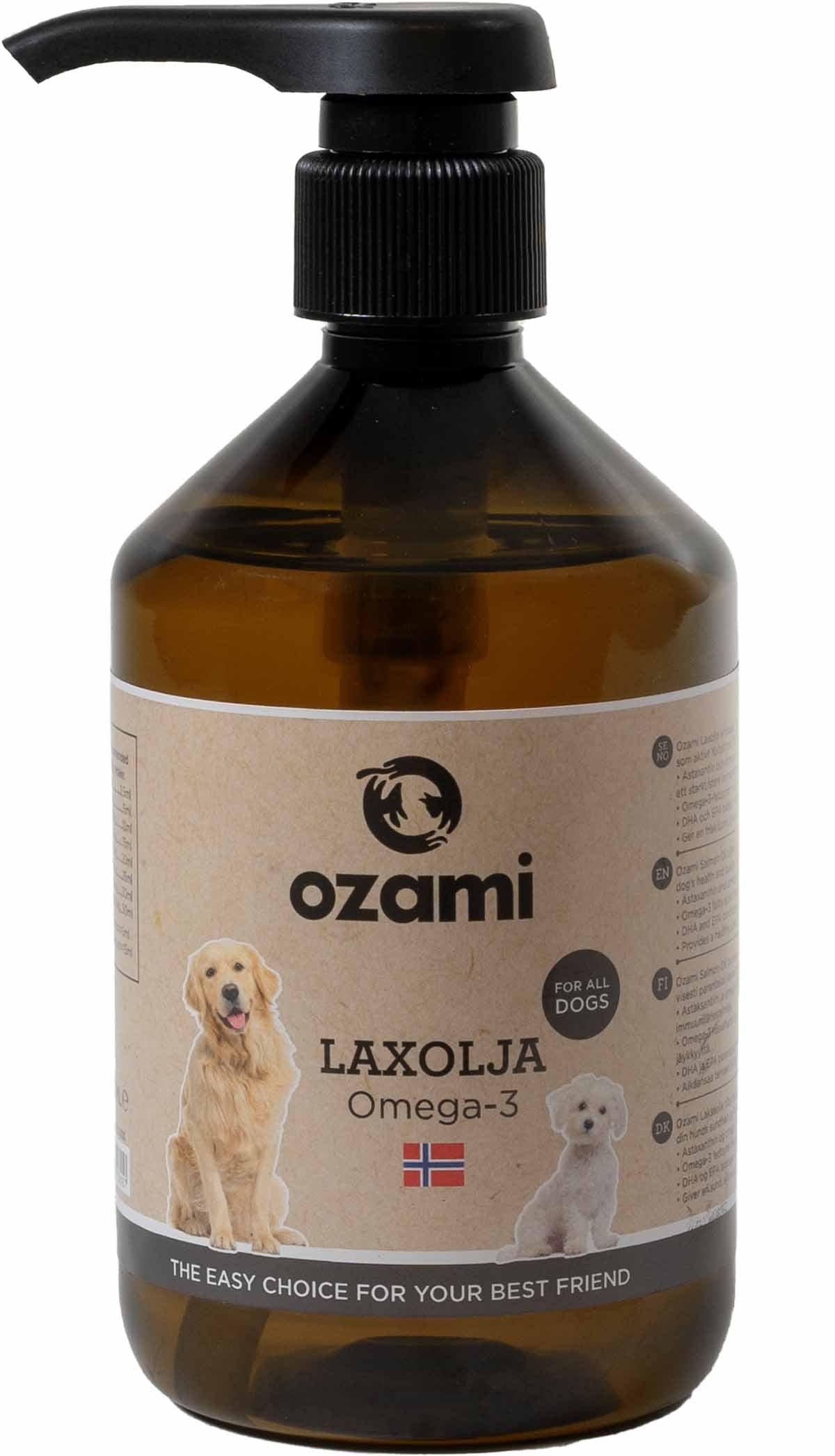 OZAMI HUND LAXOLJA 250ML