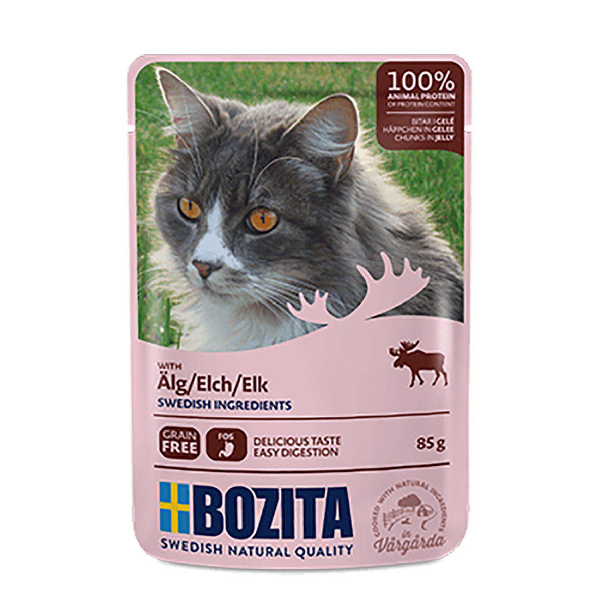 BOZITA BOZITA FELINE FELINE ÄLG I GELÉ POUCH 85GR