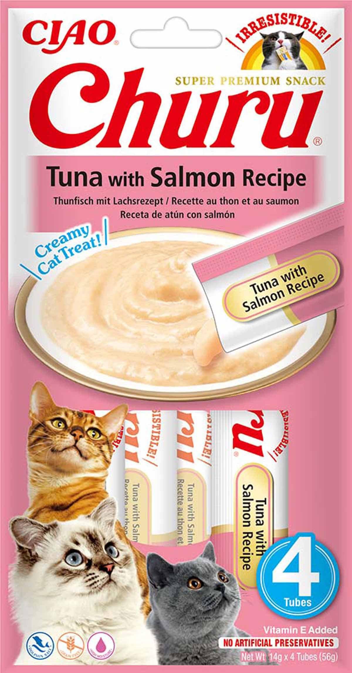 CHURU CHURU CAT TUNA WITHSALMON 4ST