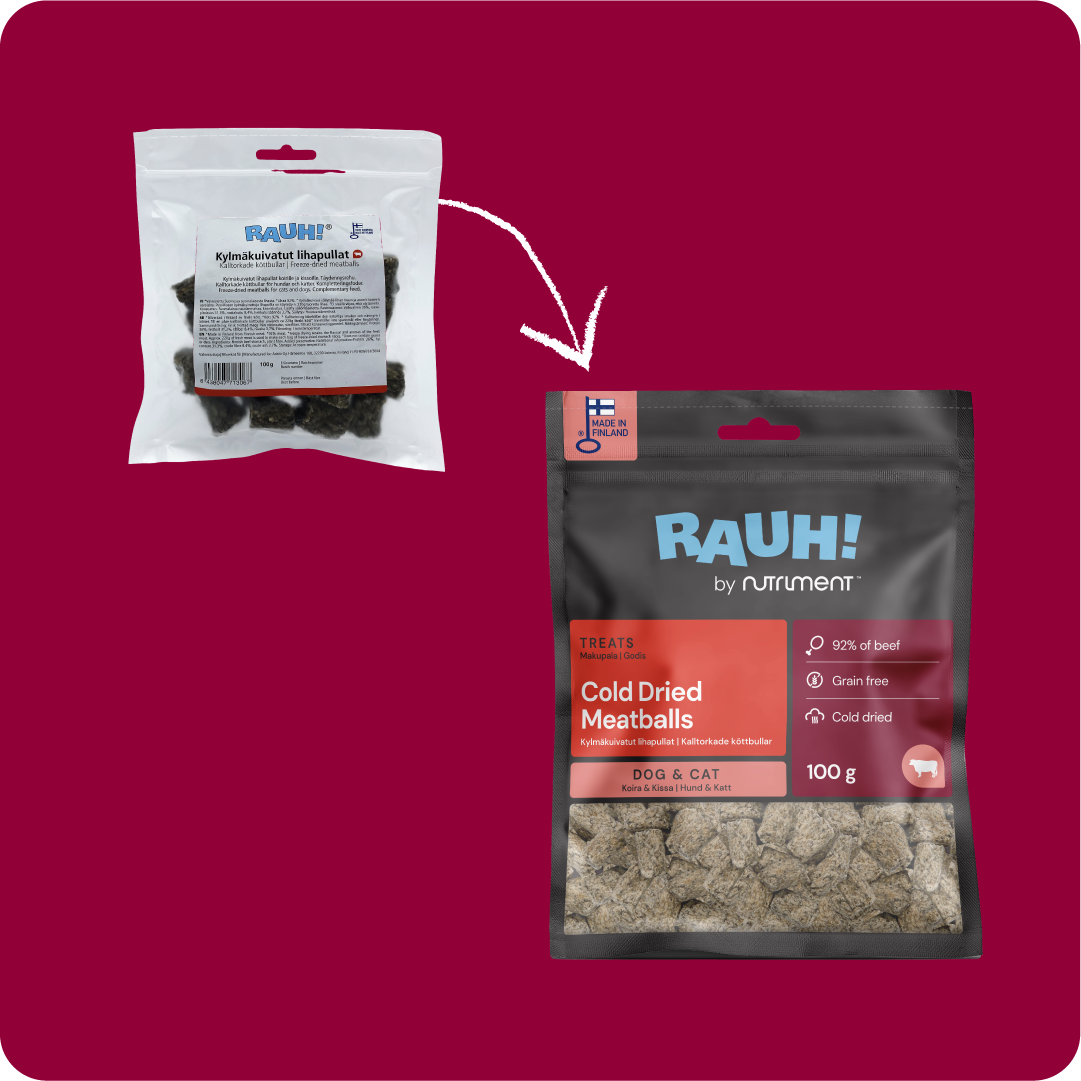 RAUH! Godis Cold-dried meatballs