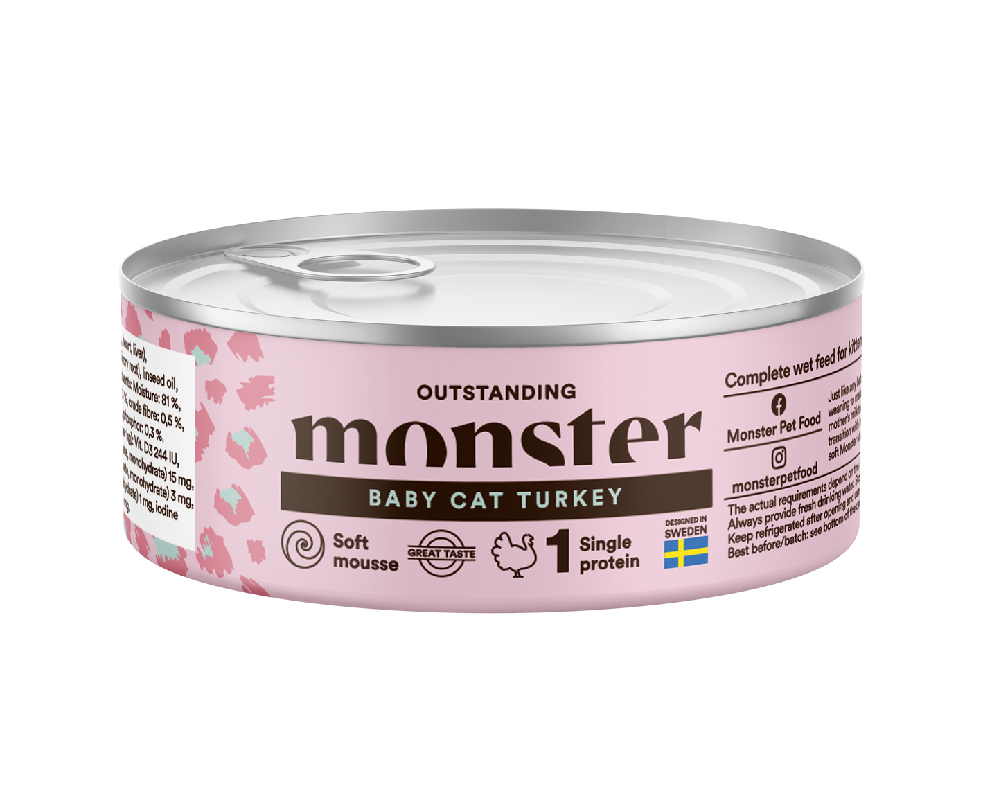 Monster Cat Baby Mousse Can