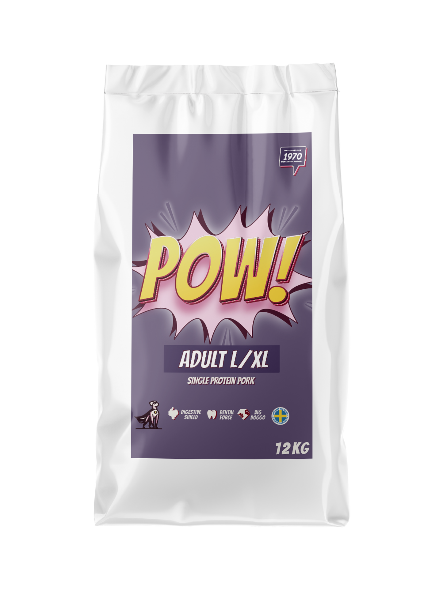 POW! Dog Adult Large / X-Large Pork